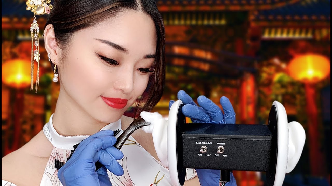 [ASMR] Chinese Herbal Ear Cleaning and Massage
