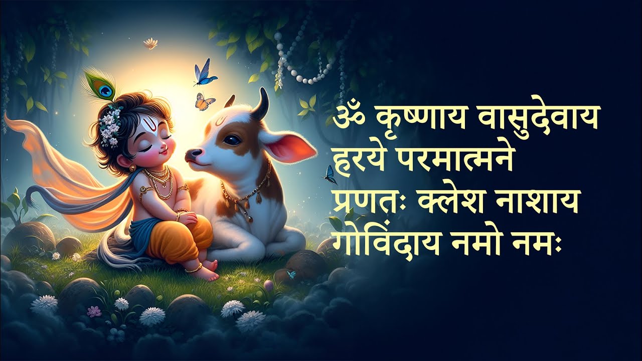 Om Krishnaya Vasudevaya Haraye Paramatmane | Peaceful Bhajan | Krishna Devotion | Krishna Bhajan