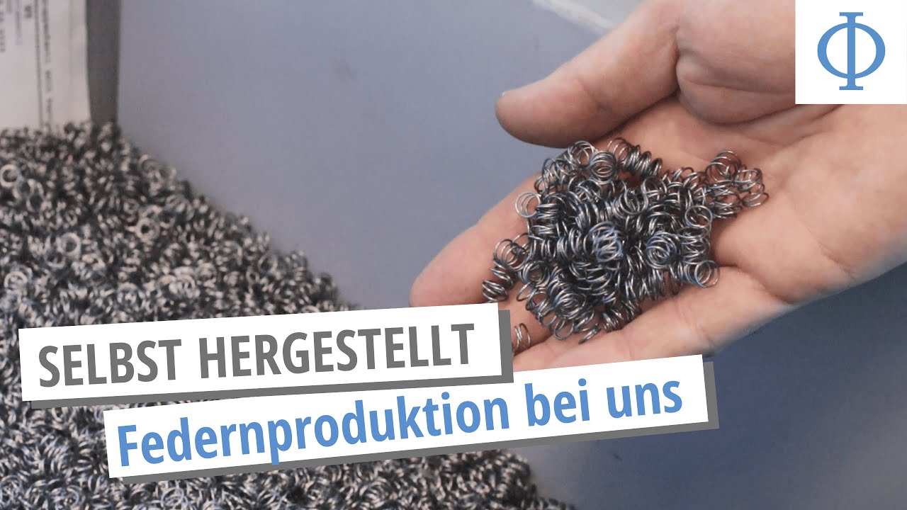 Federn selbst hergestellt l So l&auml;uft die Federnproduktion bei Kraus & Naimer ab