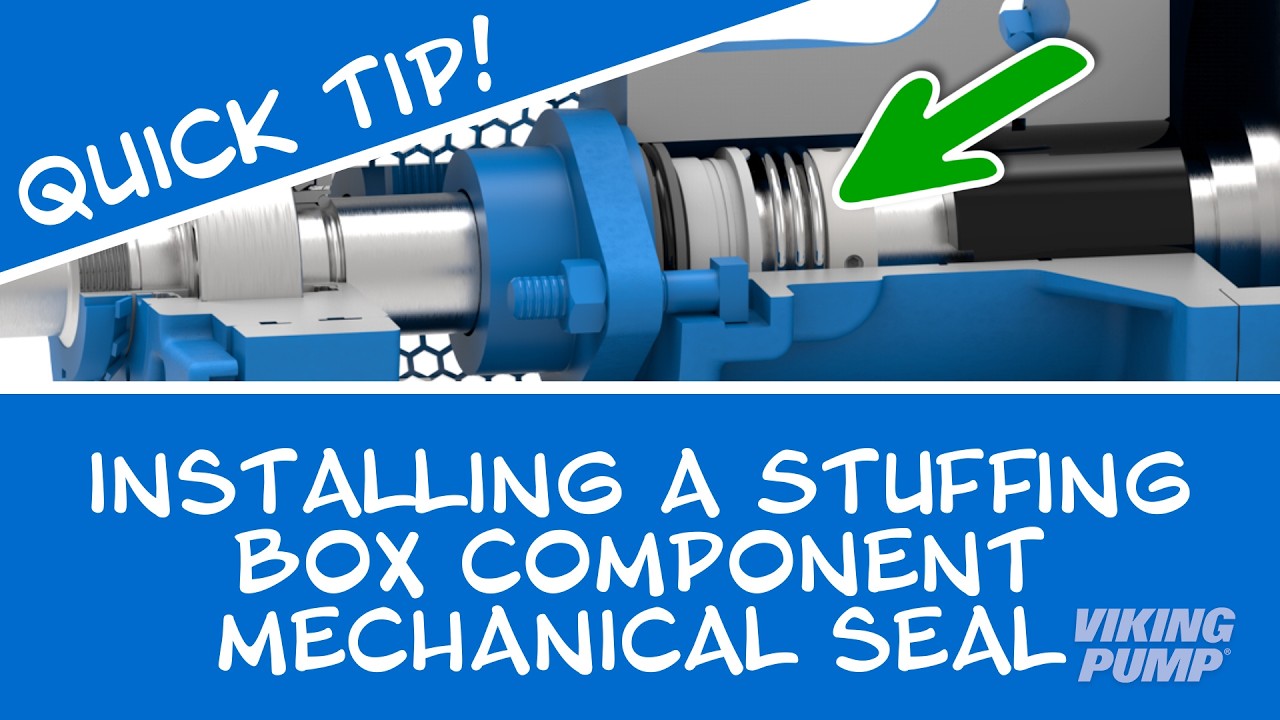 Quick Tip! Installing a Component Mechanical Seal in a Viking Pump with the U-Plus™ Bracket
