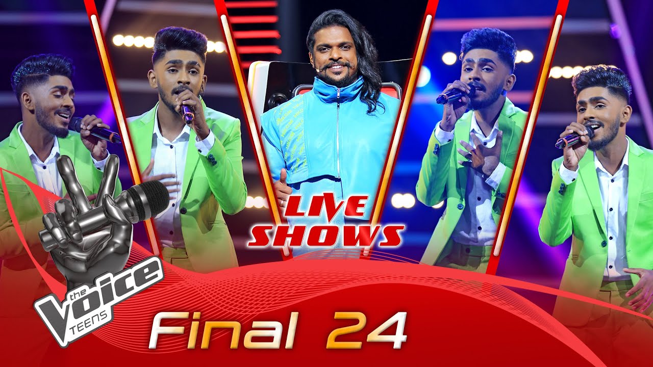 Sasindu Raveen | Nurawani (නුරාවණී) | Live Shows | Final 24 | The Voice Teen SL