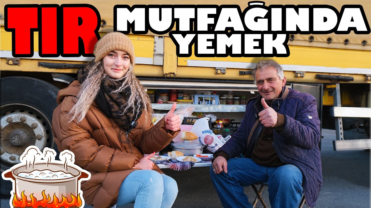 Tır Mutfağında Yemek Nasıl Olur ? | Akşam Yemeğine Tanrı Misafiri Oldum