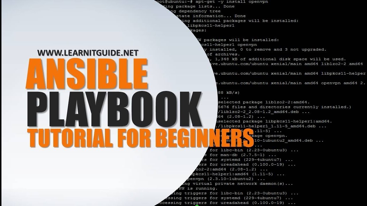 Ansible Tutorial Part 4 - Ansible Playbook Beginners Tutorial - Ansible Tutorials for Beginners