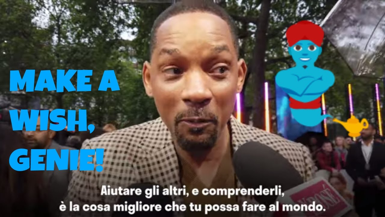 Genio, qual &egrave; il tuo desiderio? La risposta di Will Smith