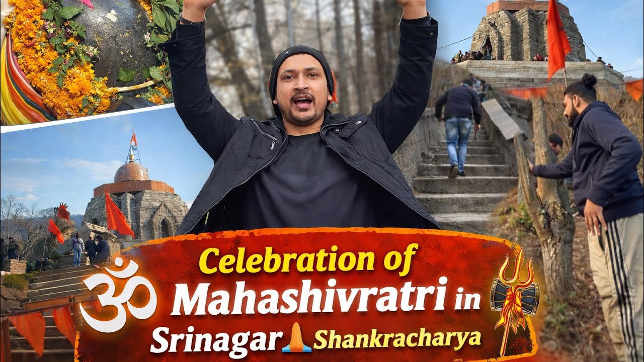 Day 27 of Training in Kashmir | Shivratri in Srinagar 🙏 #shankracharya | har har mahadev #viralvideo