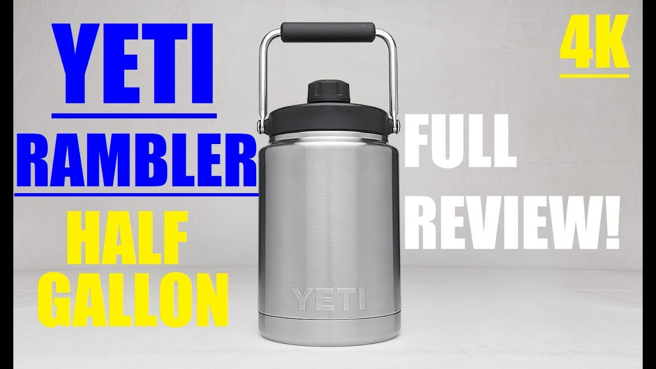 Yeti Rambler HALF GALLON JUG Review! 4K