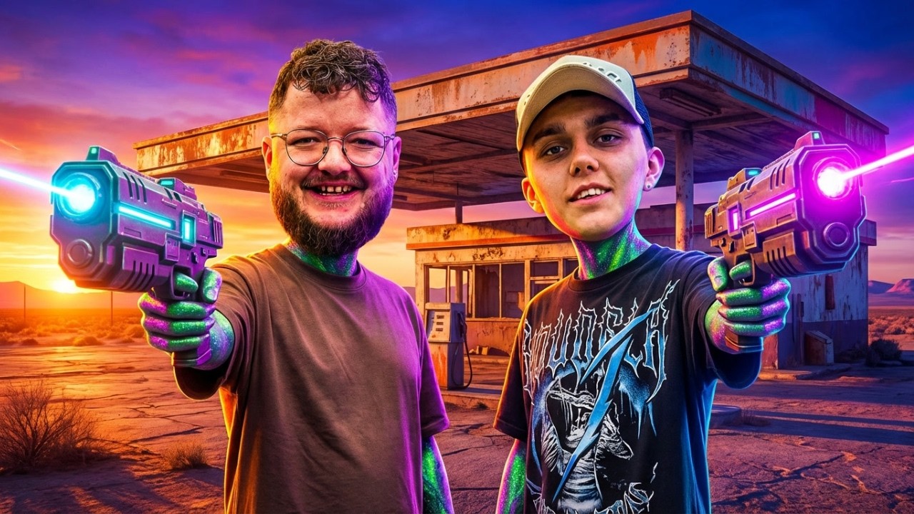 VI KØBER LASERGUNS | Med @KapichuGaming