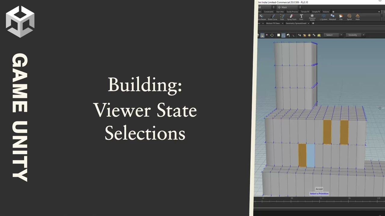 Game Prototype BUILDING 005  Viewer State Selections