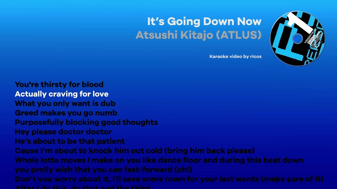 It’s Going Down Now - Persona 3 Reload - Karaoke Version (Duos)