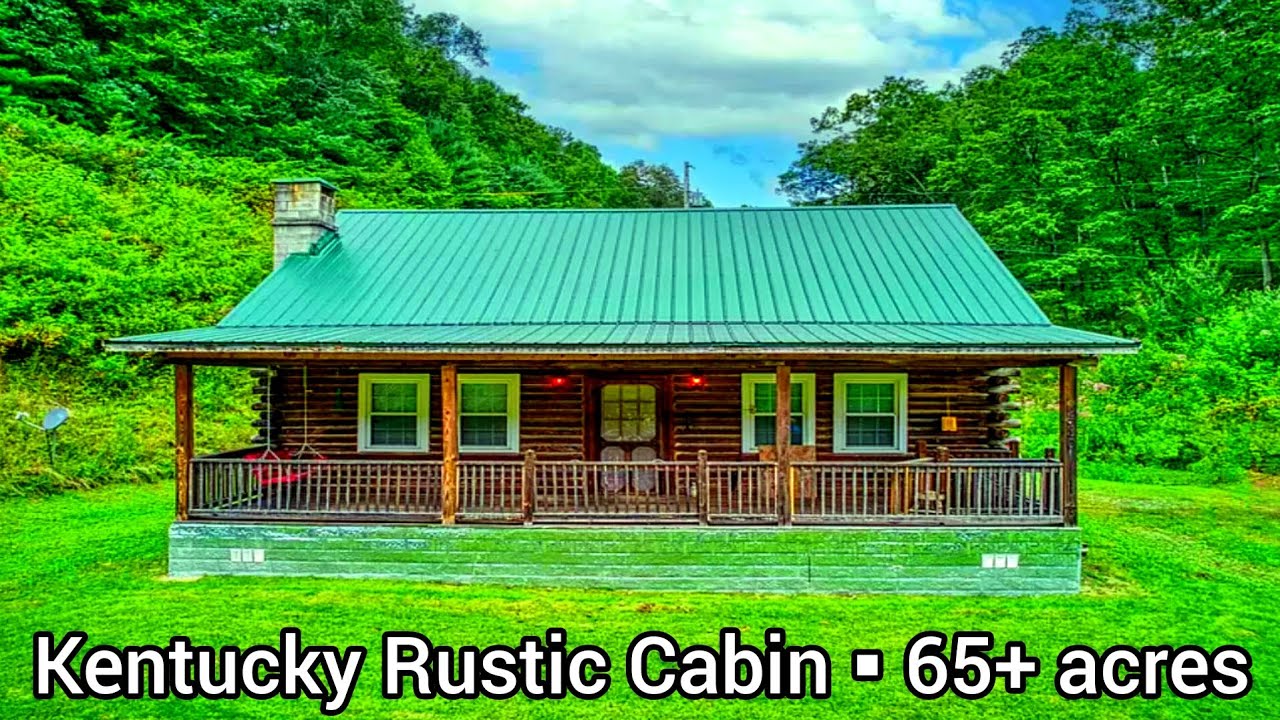 Kentucky Log Cabin For Sale | $265k | 65+ acres | Kentucky Farms For Sale | Kentucky Land For Sale