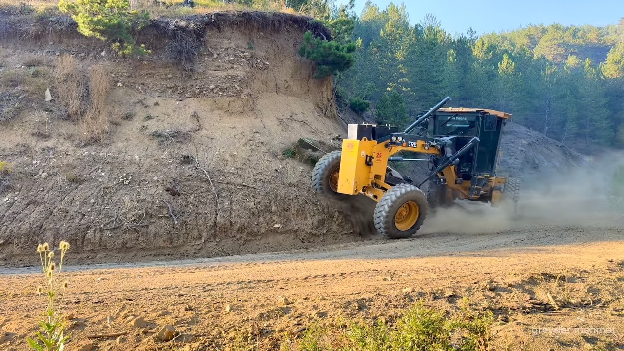 Длительная (сборник) эксплуатация грейдера John Deere 670 Gp #johndeere #grader