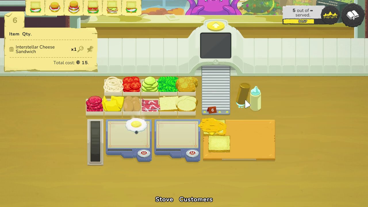 Galaxy Burger Gameplay vod 3