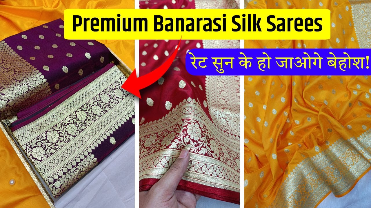 banarasi saree - different types of banarasi sarees with price | banarasi silk sarees