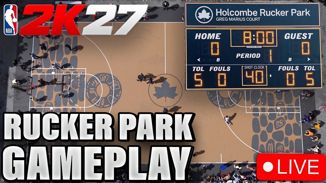 NBA 2K27 First Rucker Park Gameplay! MyTEAM, Builder & Play Now Reveal