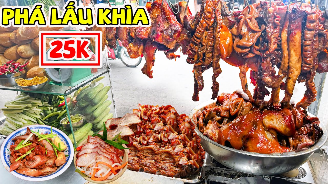 Phát Hiện Xe Phá Lấu Khìa 25K Kiểu Việt Hoa Kết Hợp Làm Mồi Nhậu Hay Ăn No Đều Hợp Lý