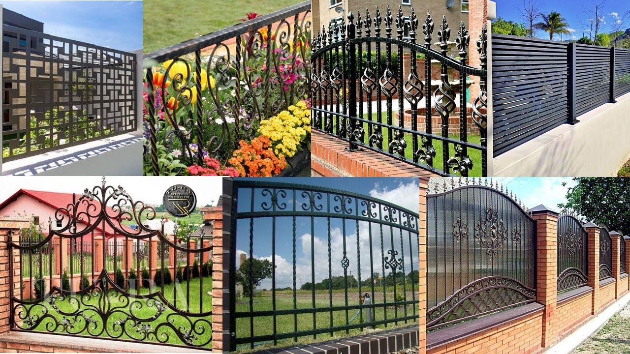 Modern metal fence design ideas / Welded metal fence ideas / metal fence ideas for beginner welders