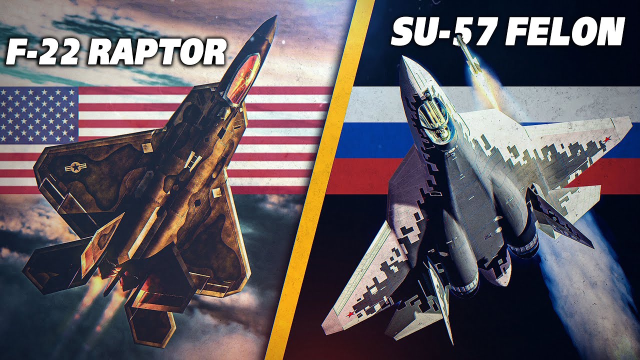 Stealth Vs Hypersonic | F-22 Raptor Vs Su-57 Felon | Digital Combat Simulator | DCS |