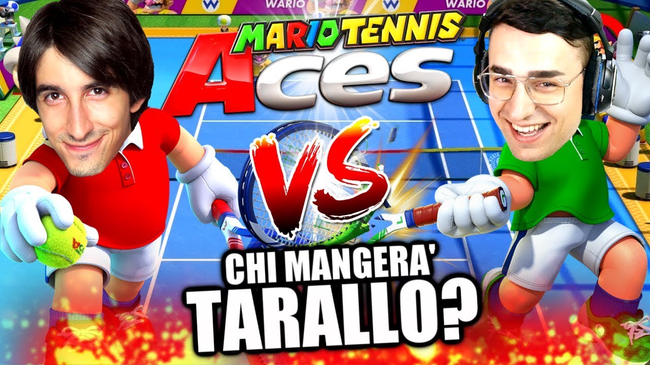 GIOSEPH vs TUBERANZA: chi mangia il TARALLO? 😎 Mario Tennis Aces Gameplay ITA