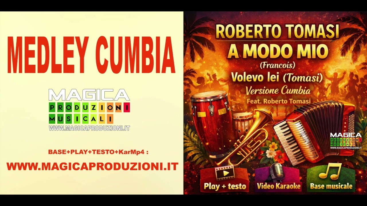 MEDLEY CUMBIA  A MODO MIO (Francois) & VOLEVO LEI  (Tomasi)