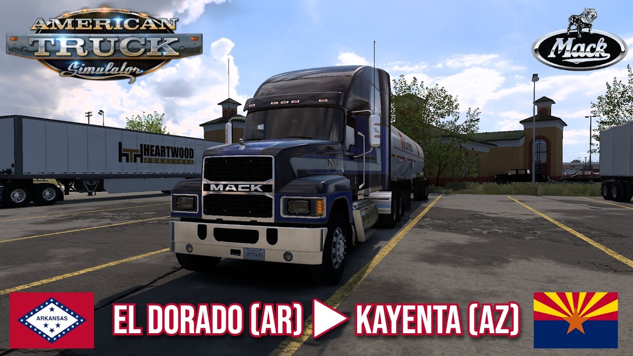 American Truck Simulator : El Dorado (AR) ▶ Kayenta (AZ)