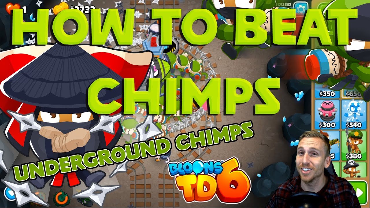 How to Beat CHIMPS - Underground CHIMPS - Bloons TD 6