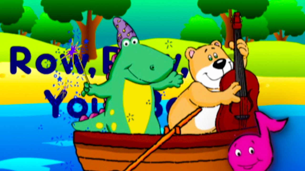 Row, Row, Row Your Boat Song Sing Along | Nursery Rhymes Kids Songs | From Baby Genius