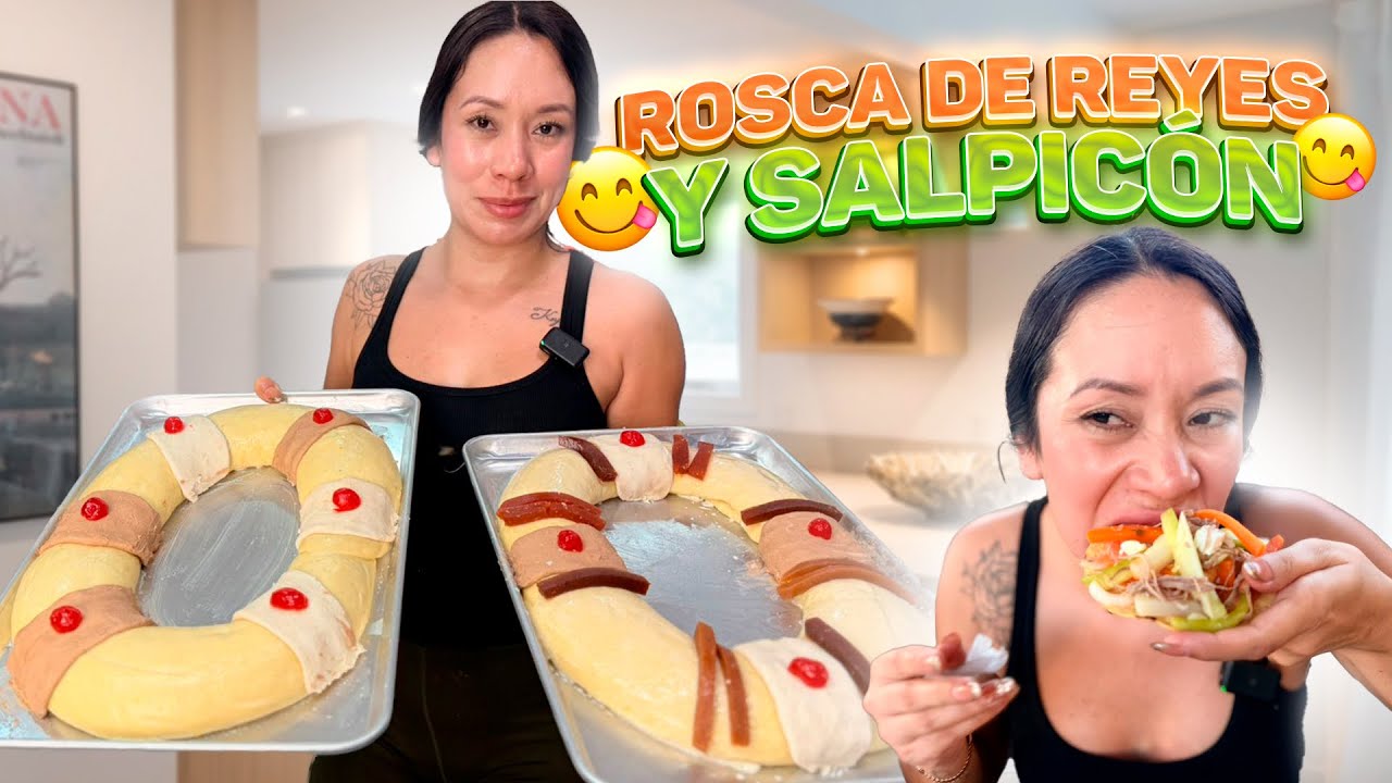 EL SALPICON MÁS FÁCIL DE HACER👌🏼ROSCA DE REYES POR PRIMERA VEZ😍QUEDÓ DELICIOSA