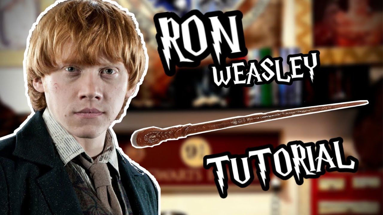 RON WEASLEY Tutorial Bacchetta - DIY Bacchette di Harry Potter