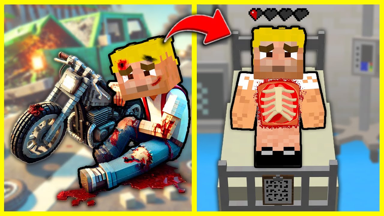 MOTORCU EFEKAN ÖLÜMCÜL KAZA YAPTI! 😢 - Minecraft ZENGİN FAKİR HAYATI