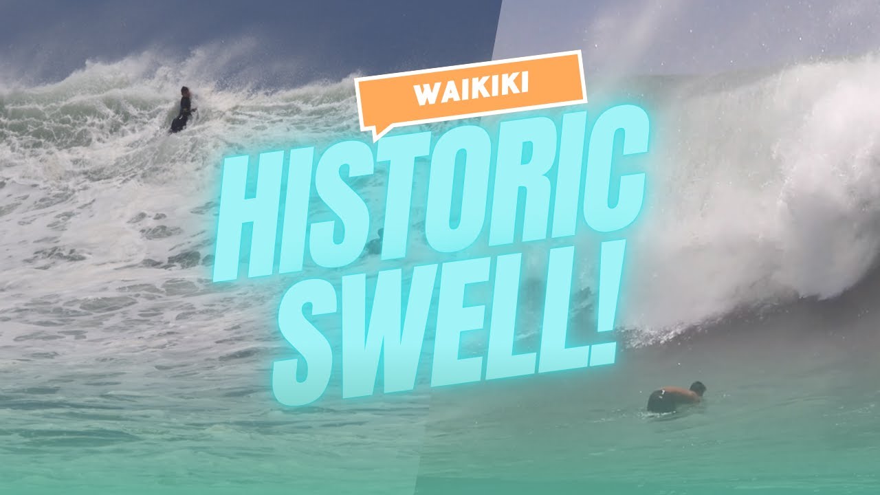 Code Red II - Giant Waves in Waikiki! Historic Swell Slams Hawaii July 17, 2022
