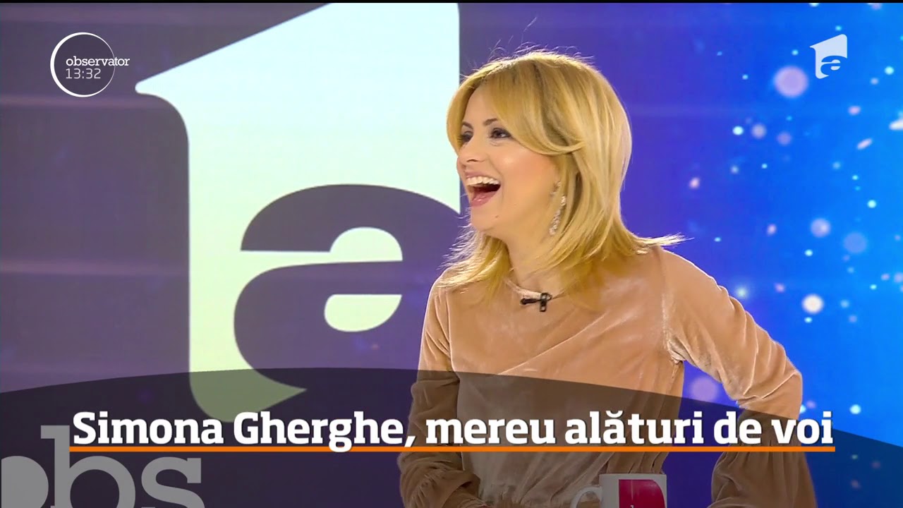 25 de ani de Antena 1. Simona Gherghe, mereu alături de voi