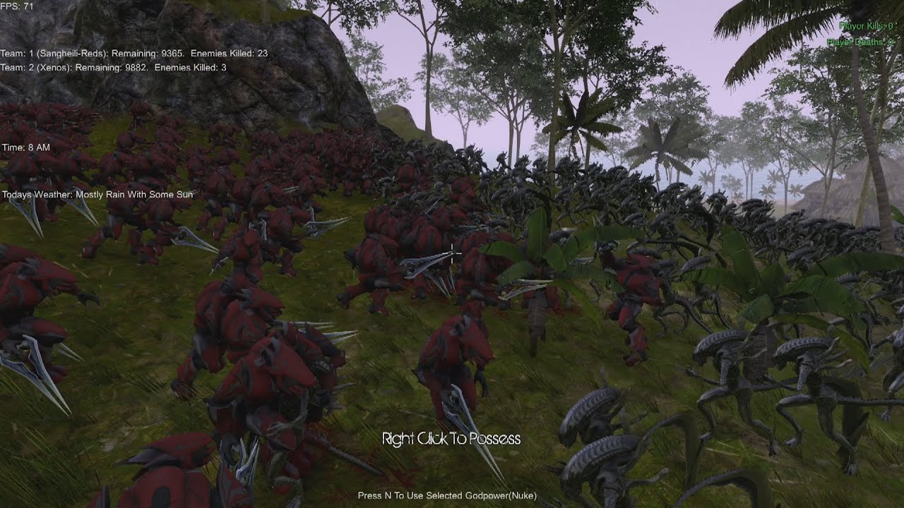 Halo Covenant 10,000 Elites Vs 10,000 Xenomorphs Massive Ai Battle
