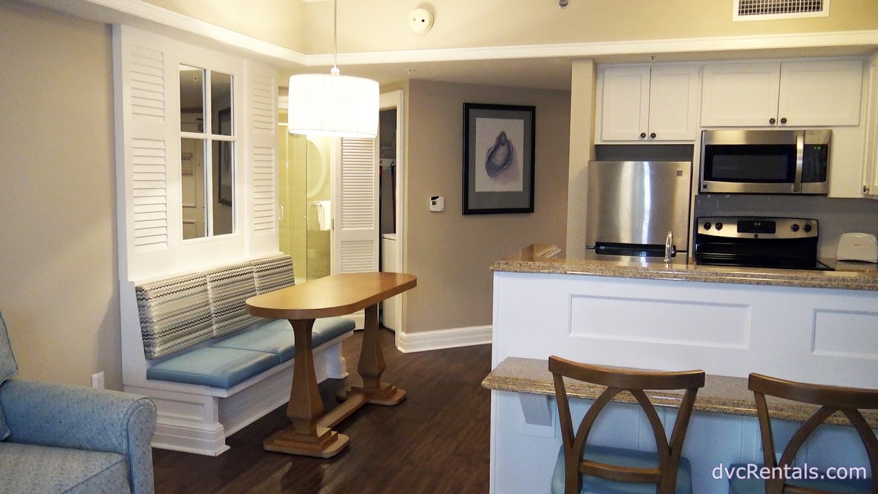 Disney's Beach Club Villas - ROOM TOURS - 2017 - 1 Bedroom Villa