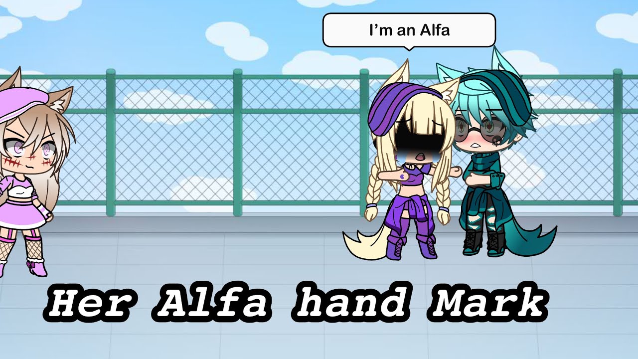 Her alpha hand mark