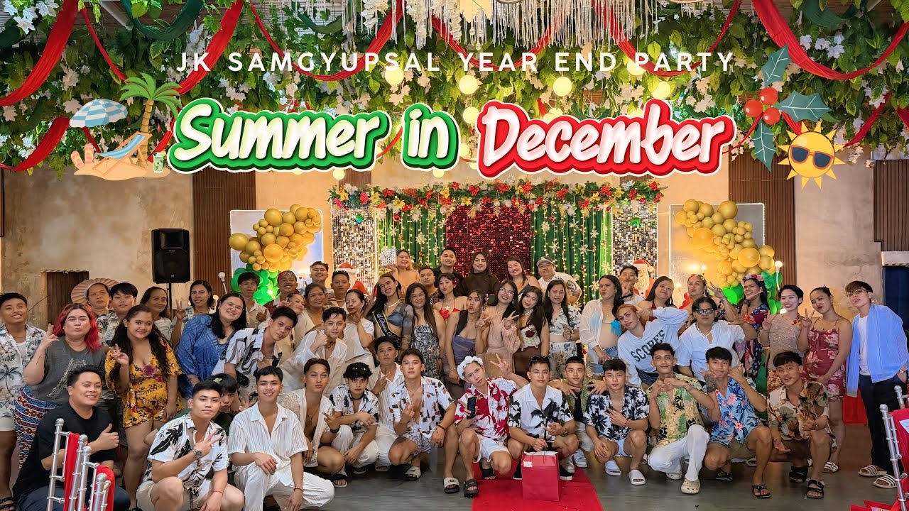 BONGGANG YEAR END PARTY NG JK SAMGYUPSAL! (4TH YEAR ANNIVERSARY CELEBRATION!)