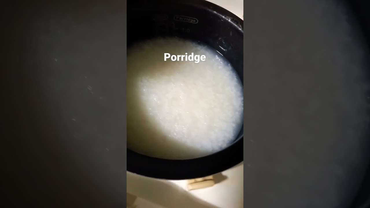 How To Cook Porridge Using Rice Cooker?