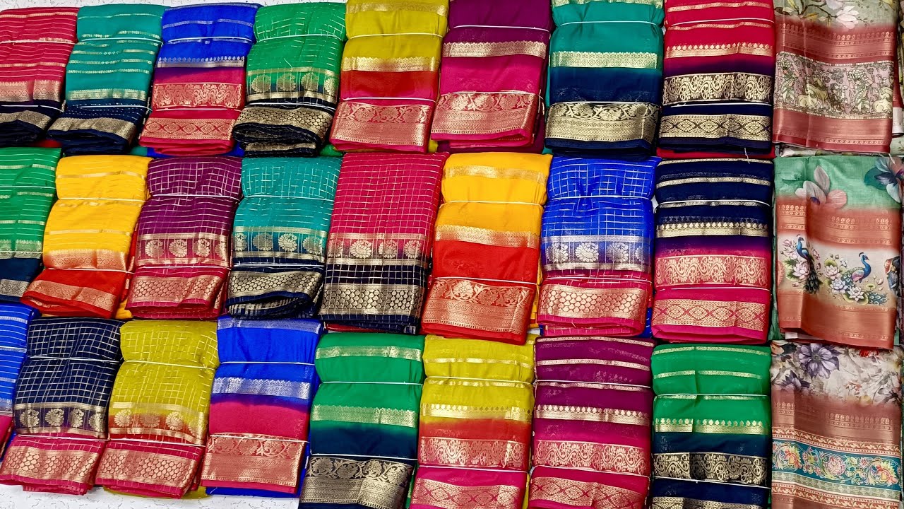 90% Offer 😍 Just - 699 🔥 Mysore Premium Luxury Semi SoftSilk Sarees Booking - 7092124211 #Sareelive