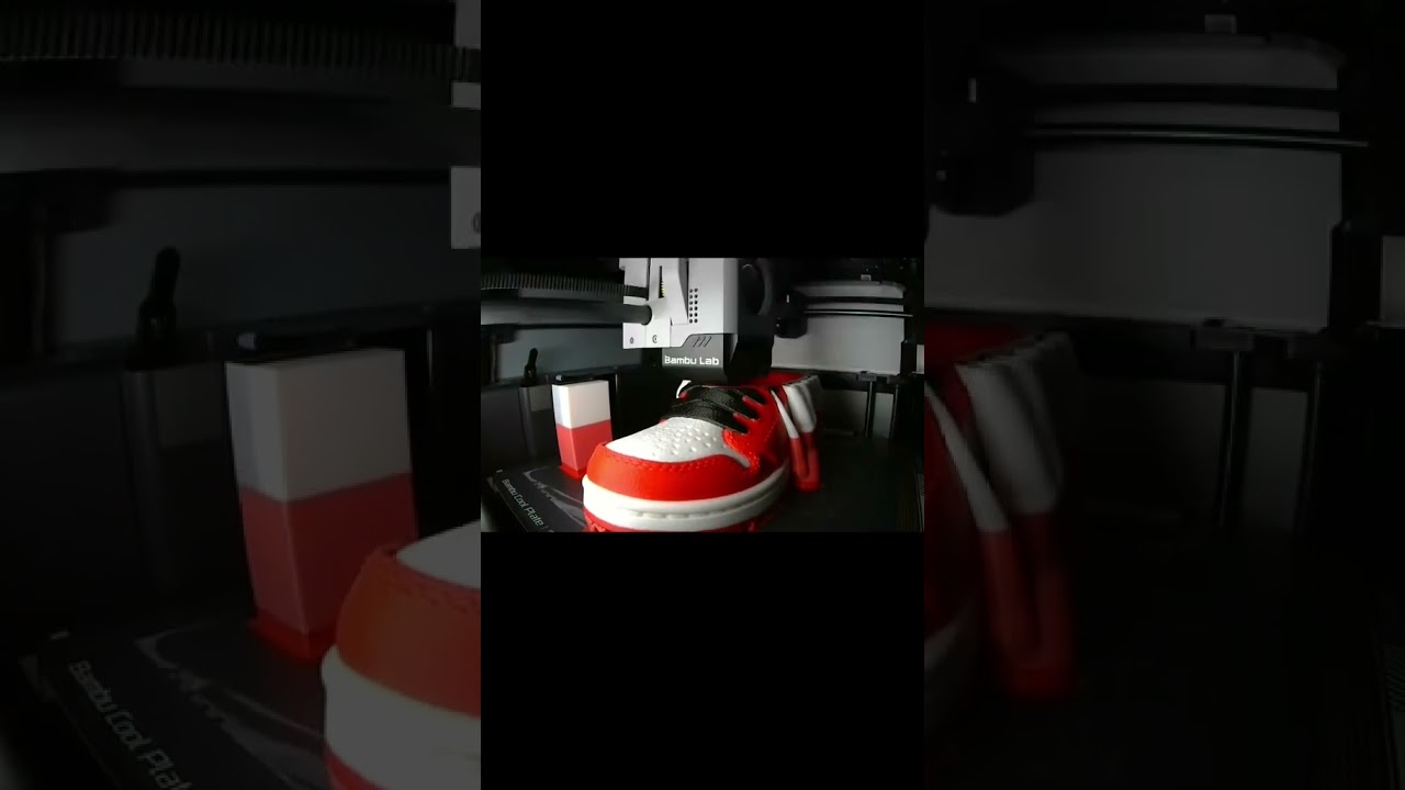 Nike Air Jordan 1 3D Printed #3dprintlife #3dprinting #bambulab #nike #airjordan #vendorlife