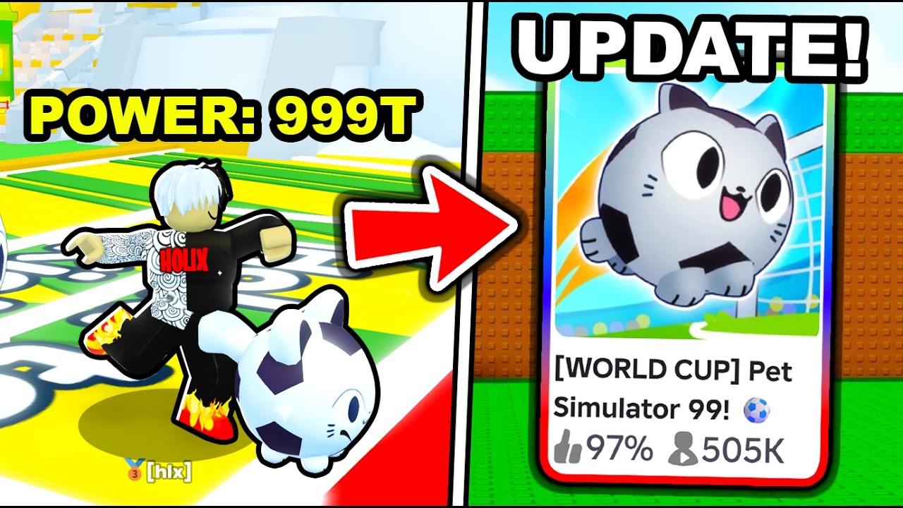 PRESTON DODAŁ KOPANIE PET&Oacute;W DO PET SIMULATOR 99!