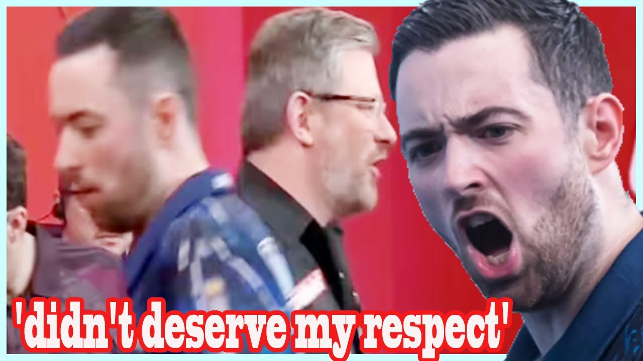 Luke Humphries rages James Wade 'didn't deserve my respect' after shoulder barge on stage