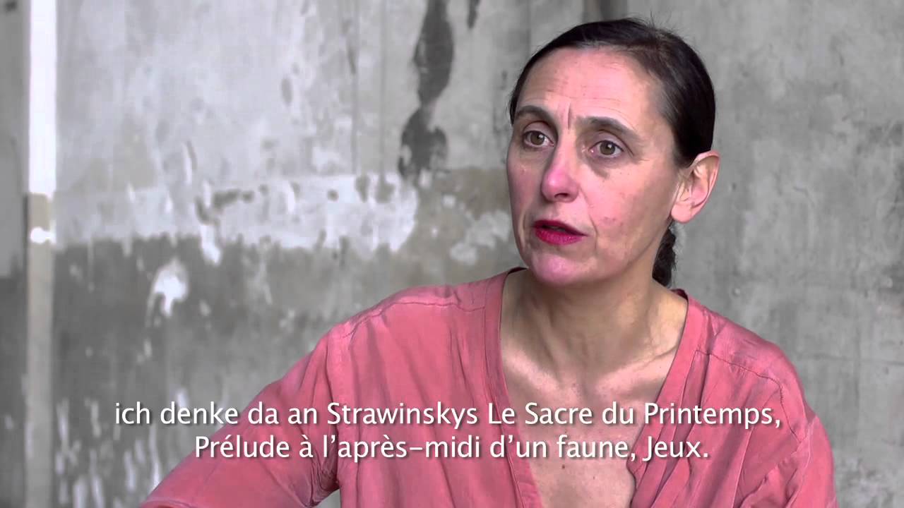 Interview mit/with Anne Teresa De Keersmaeker über/about Vortex Temporum