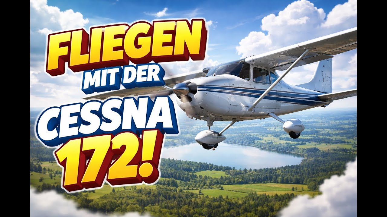Fliegen mit der Cessna 172! - Es geht weiter mit OnAir 004 von Leck nach Rotterdam!