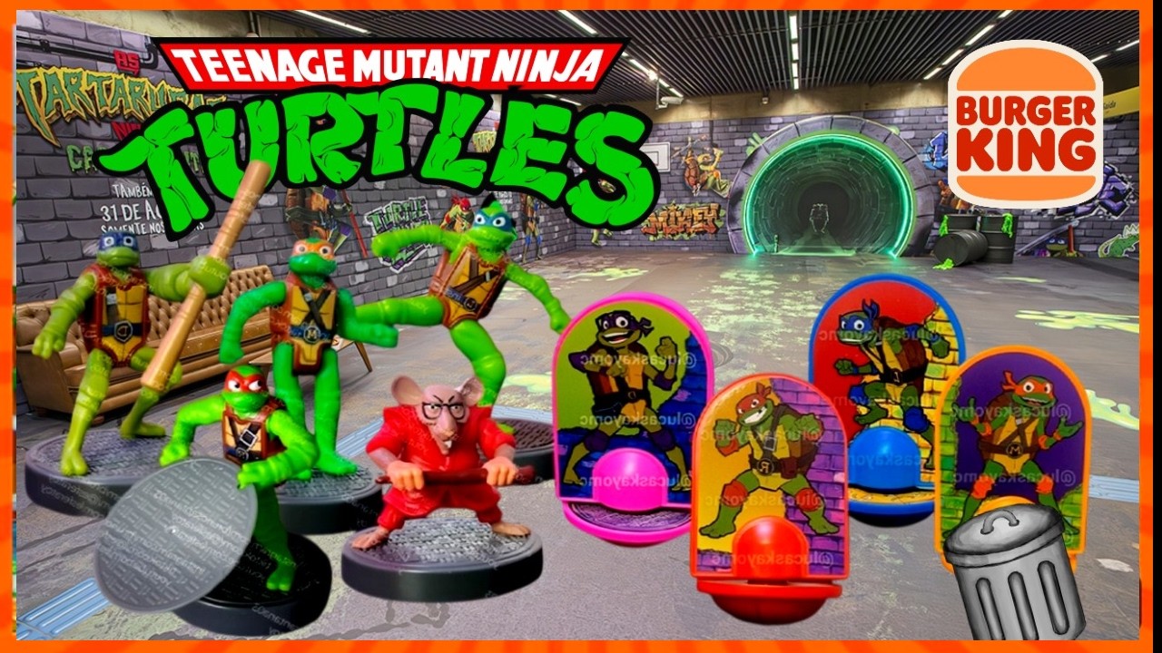 🧩 TARTARUGAS NINJA NO BURGER KING JANEIRO 2026 🐢