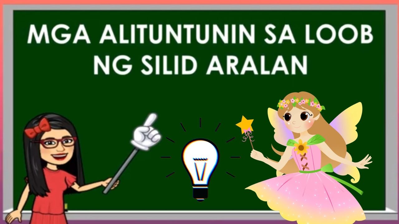 MGA ALITUNTUNIN SA LOOB NG SILID ARALAN// Week-2 MELC/#Batang_Matalino_Chanel