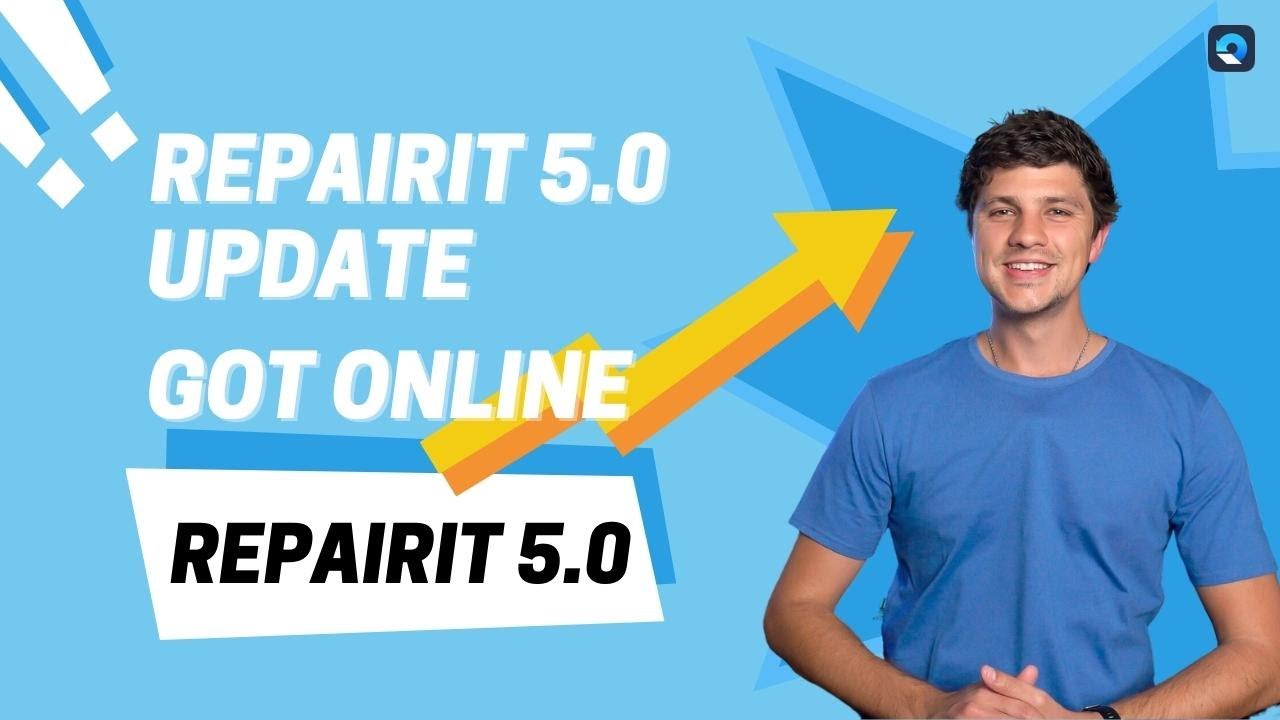 Repairit V5.0 Update Got Online