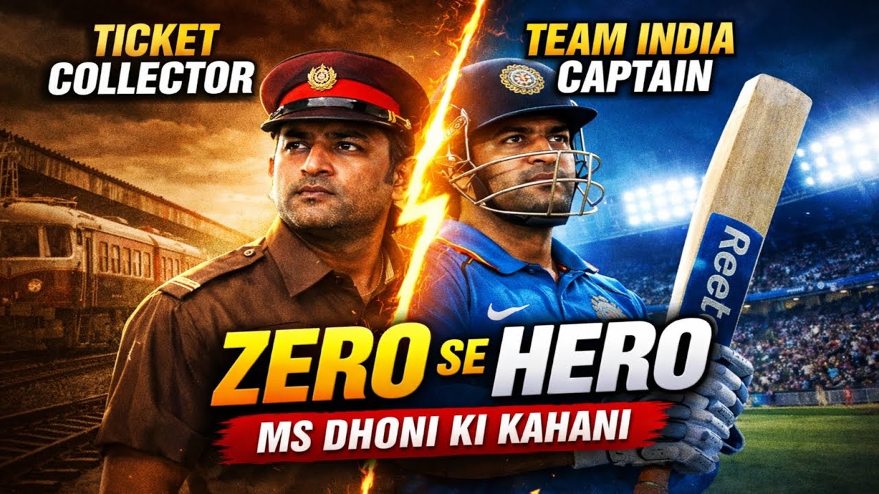 MS Dhoni की संघर्ष कहानी | Zero Se Hero | Hindi Motivation