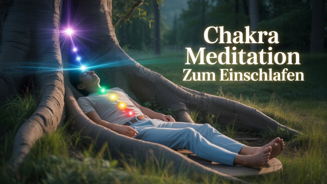 Chakra Einschlafmeditation für heilende Träume | 7 Chakren Reinigung | Intensiv