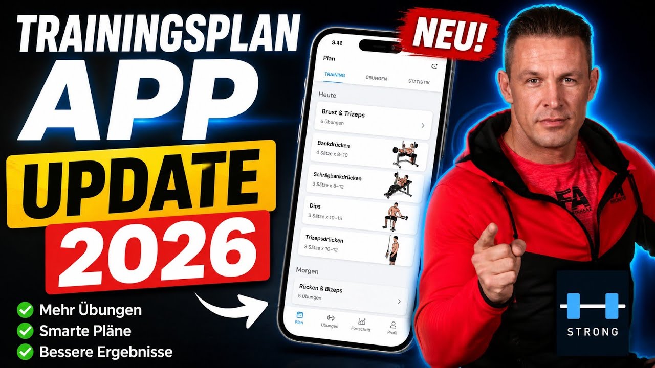 STRONG APP 2026 im Test 🔥 Beste Fitness-App fürs Gym? (Deutsch)