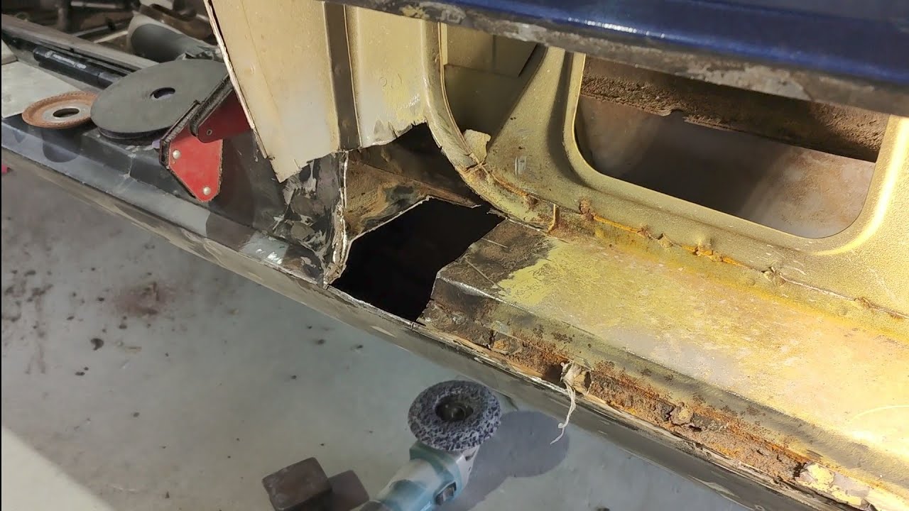 XF falcon Ute more rust repairs 3
