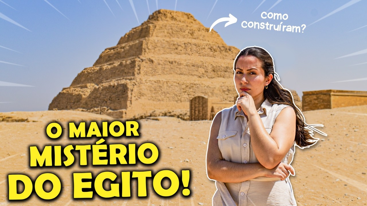 OS MISTÉRIOS DA 1ª PIRÂMIDE DO EGITO em SAQQARA | Brasileira no Egito
